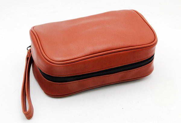 Lafuli pipe bag, portable four-digit sheepskin pipe bag, built-in cowhide tobacco bag, tobacco bag, wallet