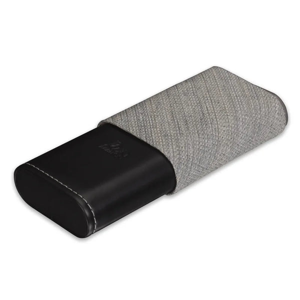 LUBINSKI Travel Leather Cigar Case Humidor Holder 3 Tubes Humidor Box with  Travel Accessories Pocket