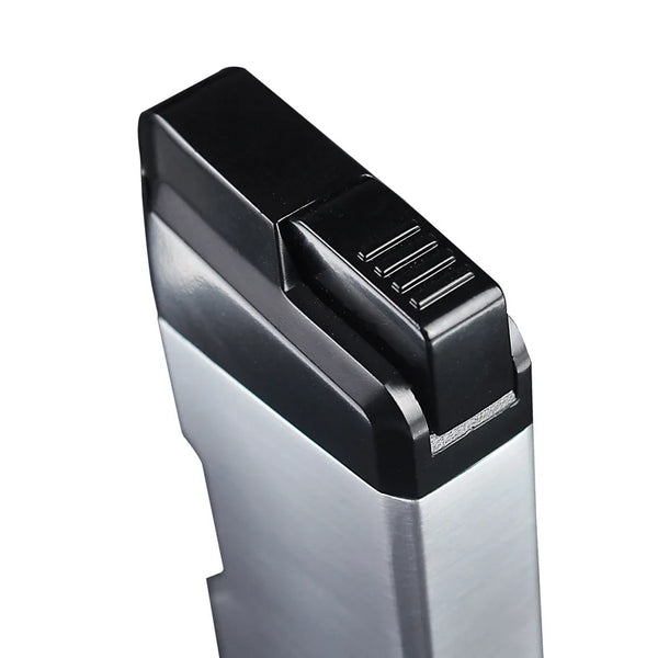 LUBINSKI Cigar Cigarette Tobacco Lighter Single Torch Jet Flame Refillable With Punch Smoking Tool Accessories Portable