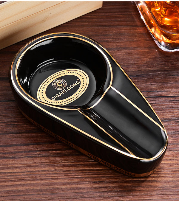 Cigar ashtray Ceramic ashtray Creative cigar single ashtray