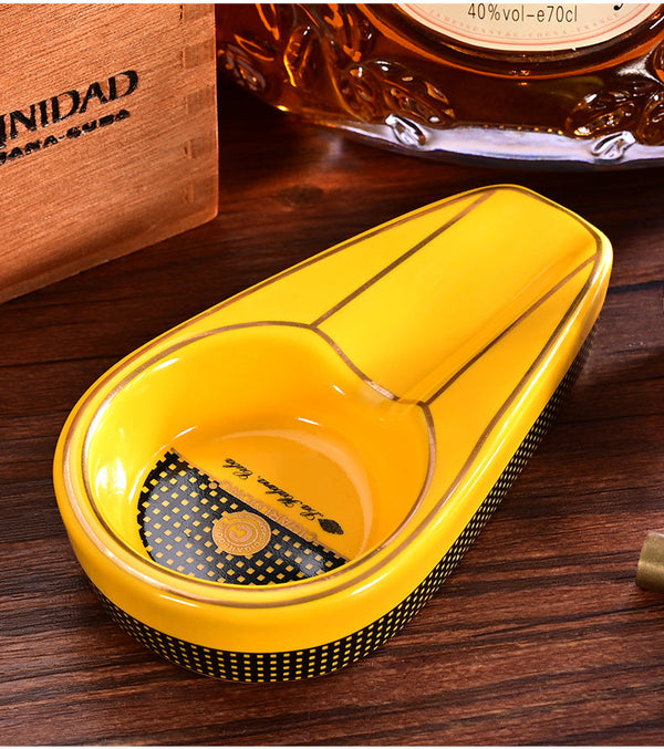 Cigar ashtray Ceramic ashtray Creative cigar single ashtray