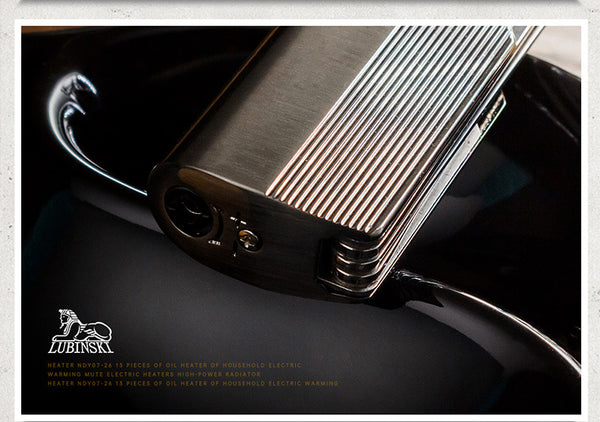 Lubinsky LUBINSKI pipe lighter, zinc alloy electroplated oblique fire three-in-one open flame lighter