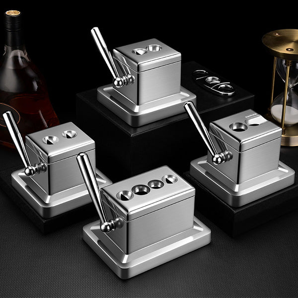 Table Cigar Cutter Sharp Sturdy Easy Cutting Desktop Cigar Cutter  52 and 60 Ring Gauge