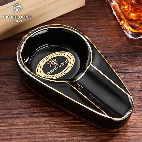 Cigar ashtray Ceramic ashtray Creative cigar single ashtray