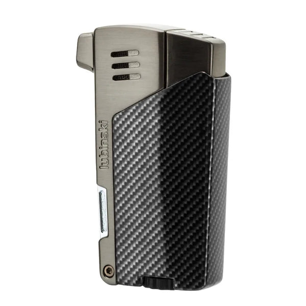 LUBINSKI Cigar Lighter Lubinski 1 Flame Jet Torch Windproof Butane Gas Lighter Pocket Cigarette Lighters with Cigar Punch
