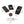 Load image into Gallery viewer, Cigar Case Holder Travel Set Portable Leather Humidor Box with 3 Ciger Holder Smoking Cigarette Storage Accessories