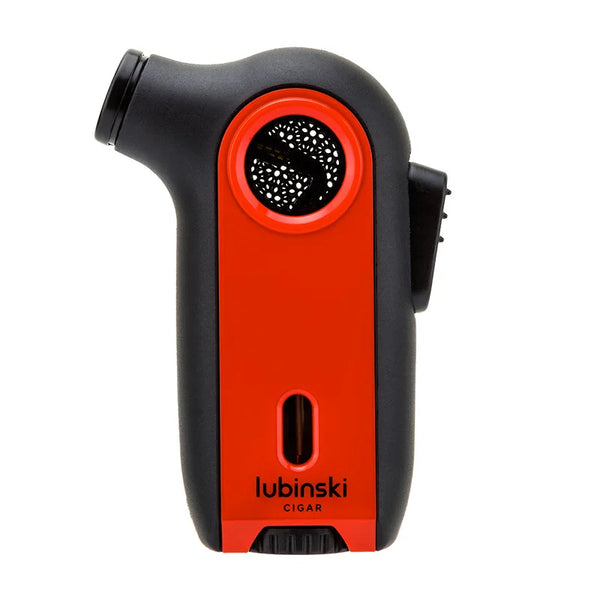 LUBINSKI Luxury Torch Metal Lighter Jet Turbine Outdoor Barbecue Kitchen Butane Gas Lighter Windproof Cigar Accessory Gift Men