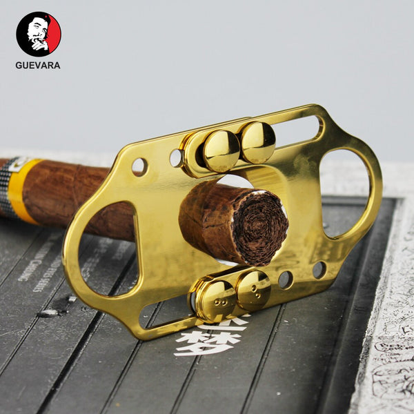 GUEVARA Cigar Cutter Metal Stainless Steel Classic Cigar Cutter with Gift Box Christmas Cigar Accessories