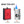 Load image into Gallery viewer, GUEVARA Cigar Lighter Cutter 2 IN 1 Sharp V-Cut Cigar Cutter Luxury Guillotine Metal 3 Jet Blue Flame Torch Lighters With Box
