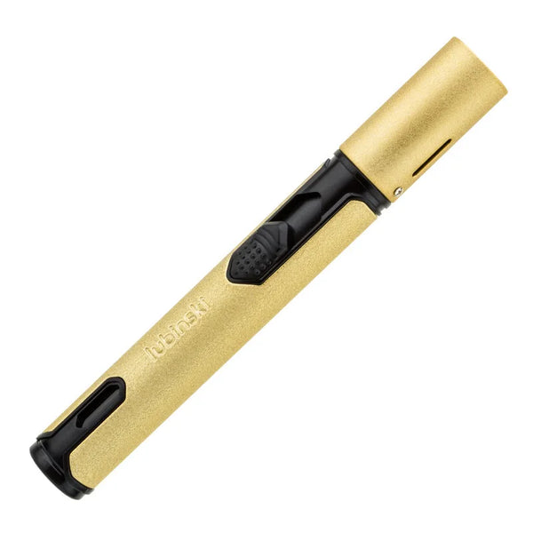 LUBINSKI Butane Gas Cigar Lighter Lubinski Windproof 5 Flame Jet Torch Lighter Pocket Metal Cigarette Briquet Cigar Accessory