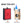 Load image into Gallery viewer, GUEVARA Cigar Lighter Cutter 2 IN 1 Sharp V-Cut Cigar Cutter Luxury Guillotine Metal 3 Jet Blue Flame Torch Lighters With Box