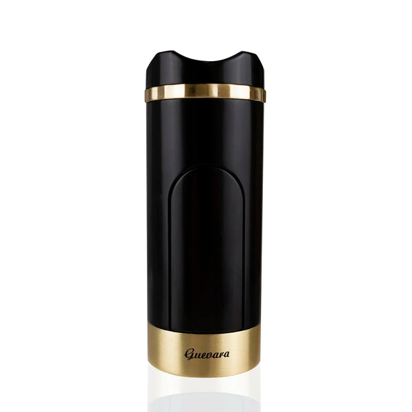 Guevara Metal Cigar Cigarette Tobacco Lighter Torch 3 Jet Flame Refillable With Punch Smoking Tool Accessories Portable Gift Box
