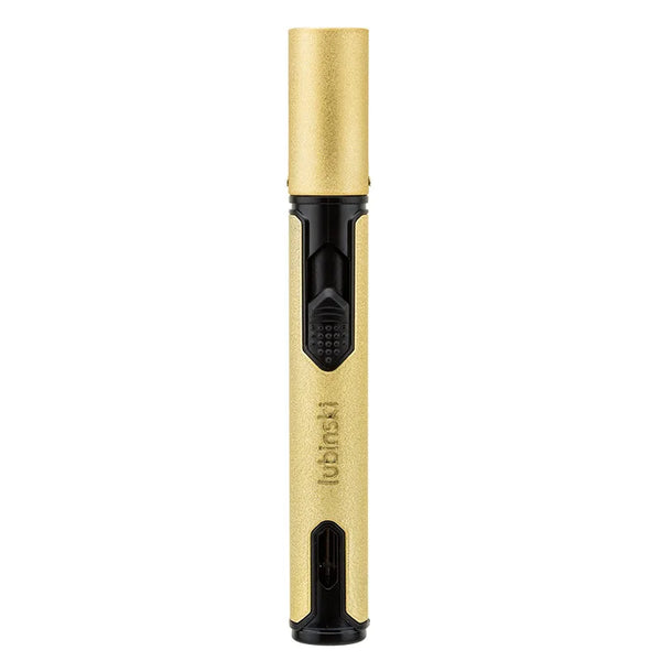 LUBINSKI Butane Gas Cigar Lighter Lubinski Windproof 5 Flame Jet Torch Lighter Pocket Metal Cigarette Briquet Cigar Accessory