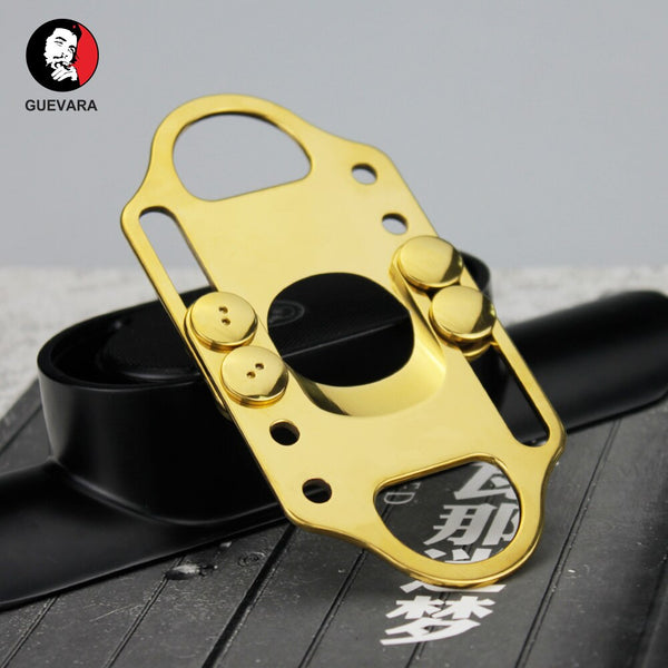 GUEVARA Cigar Cutter Metal Stainless Steel Classic Cigar Cutter with Gift Box Christmas Cigar Accessories