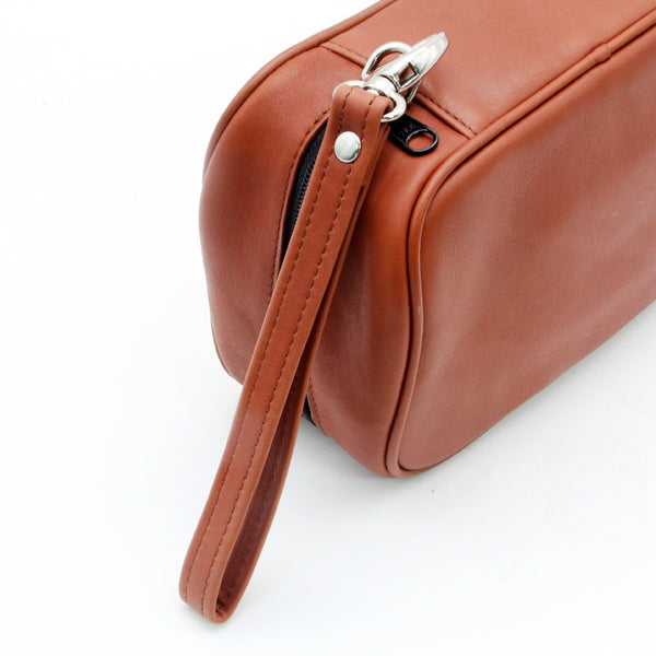 Lafuli pipe bag, portable four-digit sheepskin pipe bag, built-in cowhide tobacco bag, tobacco bag, wallet