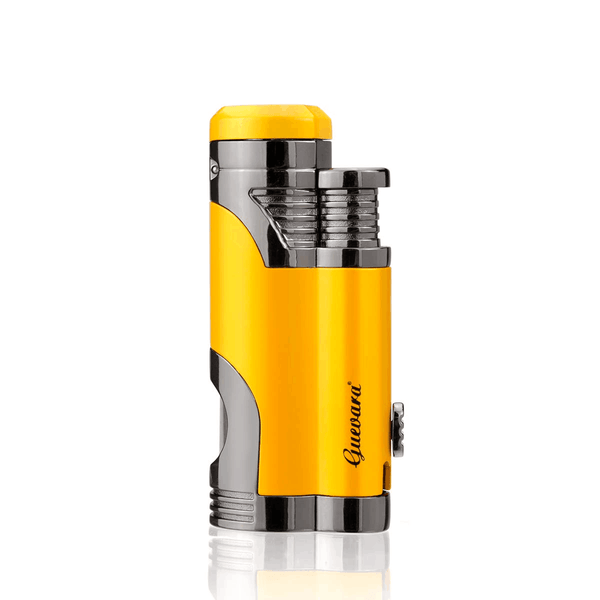Cigar Torch Butane Lighters Fuel Refillable Lighter with Punch Cutter