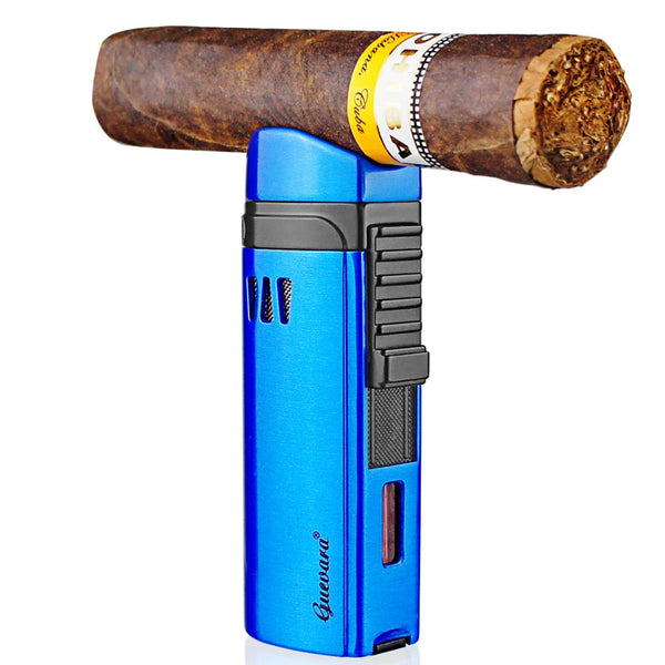 Guevara Metal Ciga Lighter Torch Jet Flame Refillable