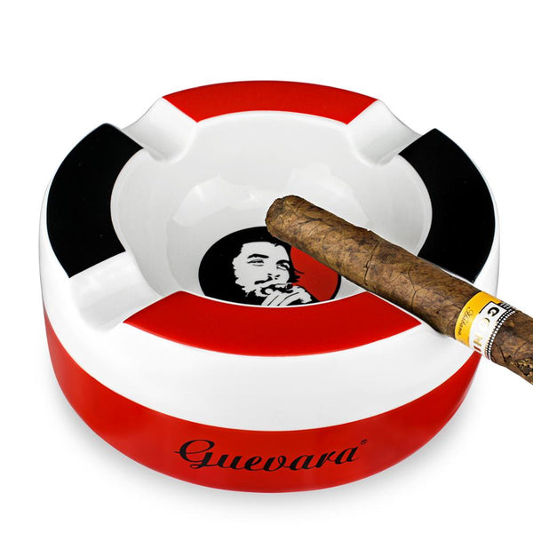Guevara Home Portable Ceramic Cigar Ashtray 4 Holder