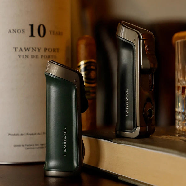 Durable Portable Classic Cigar Lighter Adjustable Flame Zinc Alloy Windproof Lighter