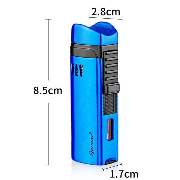 Guevara Metal Ciga Lighter Torch Jet Flame Refillable