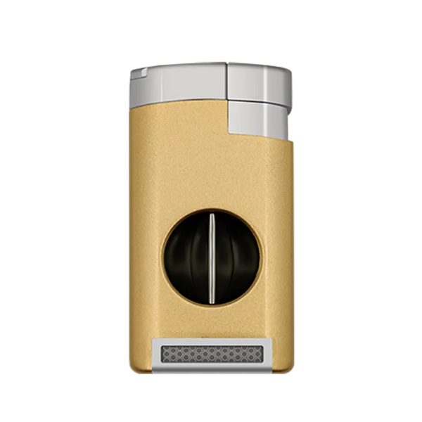 New Luxury Metal Triple Jet Flame Refillable Butane Torch Lighter with Cigar V Cutter