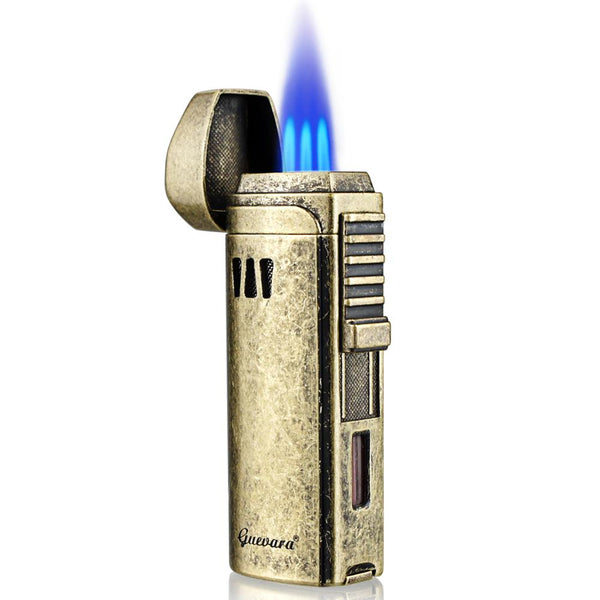 Guevara Metal Ciga Lighter Torch Jet Flame Refillable