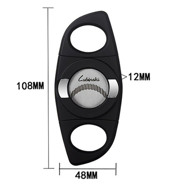 LUBINSKI Cigar Cutter Sharp Stainless Steel Cigar Scissors