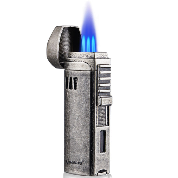 Guevara Metal Ciga Lighter Torch Jet Flame Refillable
