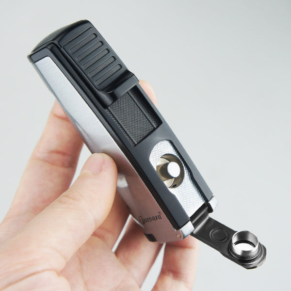 GUEVARA Torch Butane Lighters Fuel Refillable Lighter with Punch