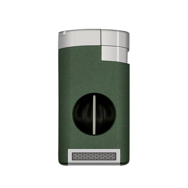 New Luxury Metal Triple Jet Flame Refillable Butane Torch Lighter with Cigar V Cutter