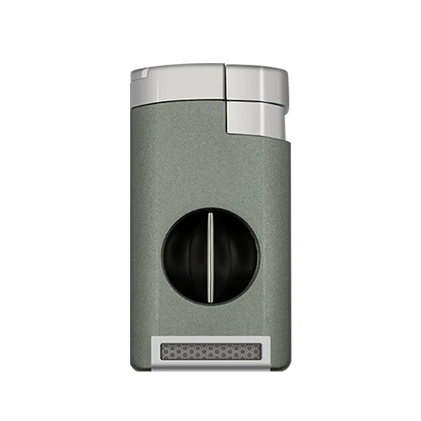New Luxury Metal Triple Jet Flame Refillable Butane Torch Lighter with Cigar V Cutter