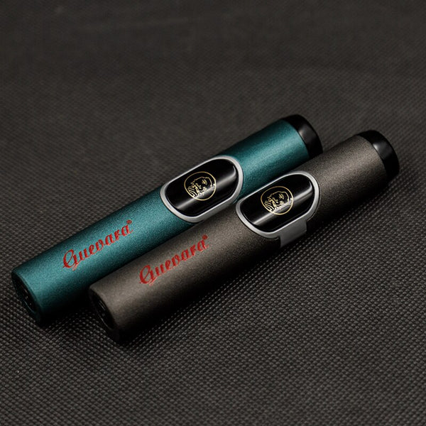 CIGARFEAST Windproof Cigar Lighter Single Jet Torch Blue Flame Gas Butane Lighter with Gift Box Cigar Holder Smoking Accessories