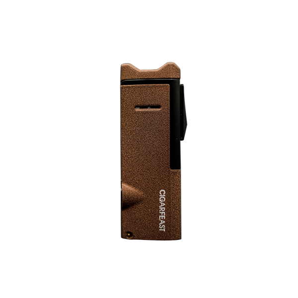 CIGARFEAST Cigar Lighter 3 Jet Torch Blue Flame Gas Butane Refillable Windproof Lighters Cigar Smoking Accessories for Gift Box