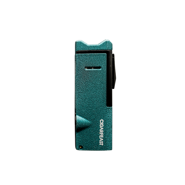 CIGARFEAST Cigar Lighter 3 Jet Torch Blue Flame Gas Butane Refillable Windproof Lighters Cigar Smoking Accessories for Gift Box