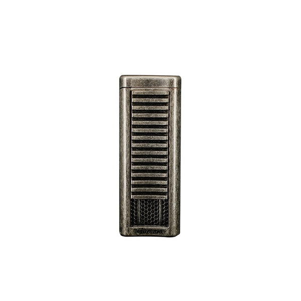 GUEVARA Metal Cigar Cigarette Tobacco Lighter Torch 2 Jet Flame Refillable With Punch Cigar Tool Accessories Portable Gift Box