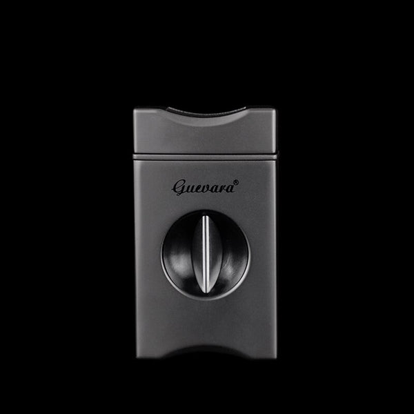 GUEVARA Cutter Portable Zinc Alloy 3 In 1 V-Cut Cigar Cutter Guillotine Sharp Cigar Puncher Smoking Accessories with Gifts Box