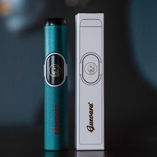 CIGARFEAST Windproof Cigar Lighter Single Jet Torch Blue Flame Gas Butane Lighter with Gift Box Cigar Holder Smoking Accessories