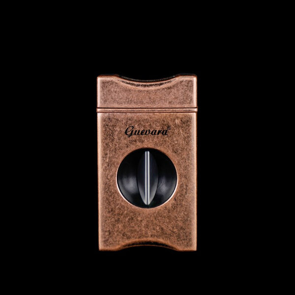 GUEVARA Cutter Portable Zinc Alloy 3 In 1 V-Cut Cigar Cutter Guillotine Sharp Cigar Puncher Smoking Accessories with Gifts Box
