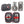 Load image into Gallery viewer, GUEVARA Stainless Steel Cigar Cutter Lighter Windproof 2 Jet Flame Butane Cigar Cigarette Case Accessories for Gift Box