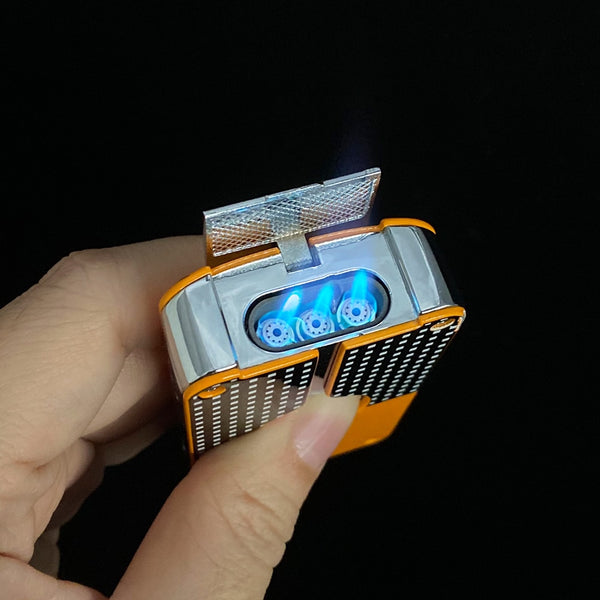 Cohiba Metal Cigar Lighter 3 Torch Jet Flame