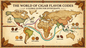 A Global Taste Journey: Unlocking the Seven Flavor Codes of the World's Cigar Map