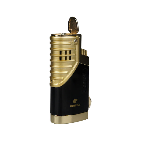 2 color Cigar Lighter Butane with Punch Triple Jet Flames Butane torch