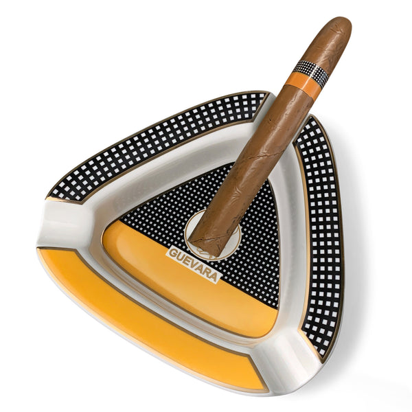Cigar Ashtray Portable Ceramic 3 Cigars Ash Tray Tobacco Cigarette Gadgets Home
