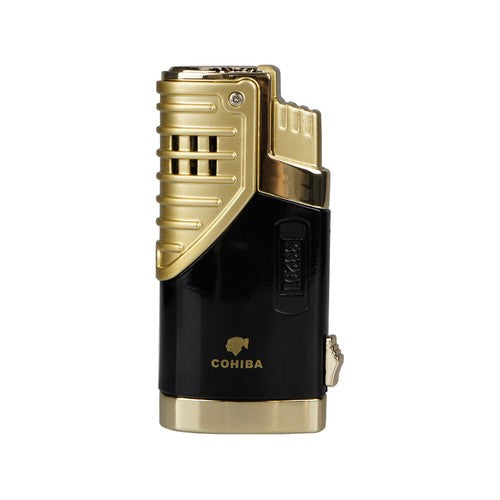 2 color Cigar Lighter Butane with Punch Triple Jet Flames Butane torch