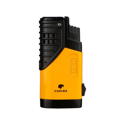 2 color Cigar Lighter Butane with Punch Triple Jet Flames Butane torch