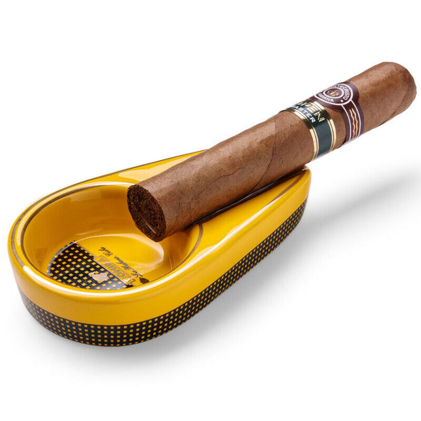 4 Cigar Set Pocket Cigar Cutter V-Cut Sharp Stainless Steel Punch Cigar ashtray