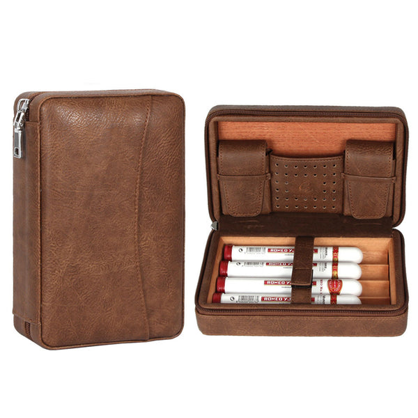 Galiner cedar cigar box retro cigarette box storage cigar portable travel moisturizing box