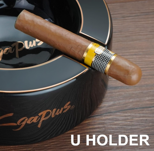 Cigar Ashtray Big Ashtrays for 8" Round Cigarettes Large Rest Outdoor Cigars Ashtray