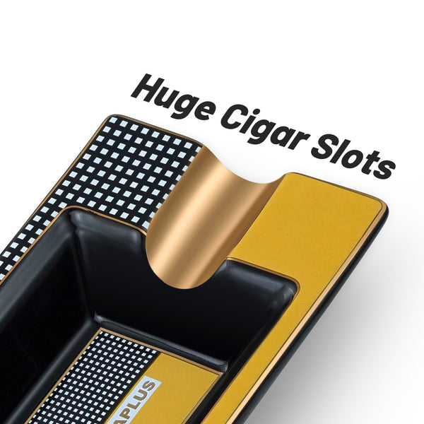Cigar Ashtray Cigarettes Outdoor Cigars Ash tray for Men travel/Patio/Outside/Indoor Ashtrays