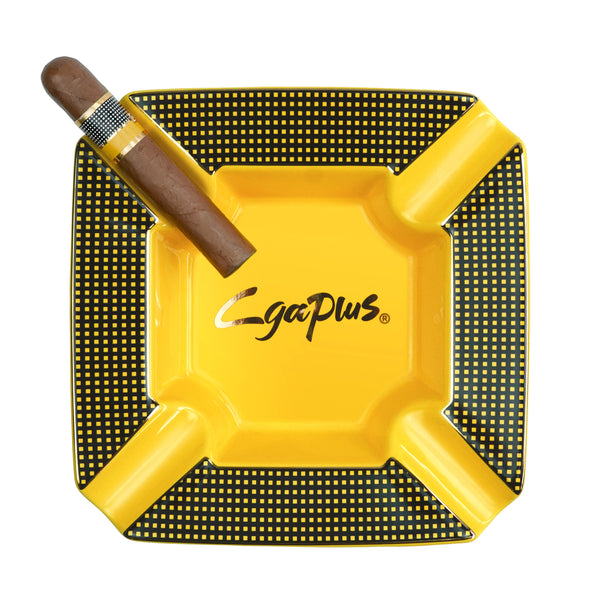 Patio Big Ashtrays for 8" Square Cigarettes Ashtray Large Rest Cigars Ash tray for Patio/Outside/Indoor Ashtray